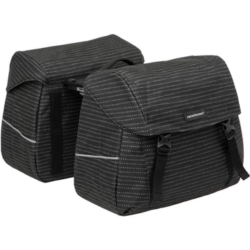 KERÉKPÁROS TÁSKA NEWLOOXS JOLI DUPLA MIK NOMI FEKETE 37L 38X30X18CM(X2)