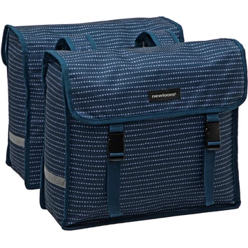 KERÉKPÁROS TÁSKA NEWLOOXS FIORI DUPLA NOMI KÉK 30L 37X33X12,5CM(X2)