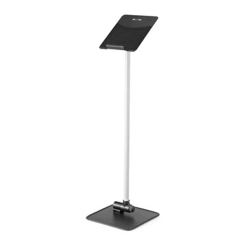 ÁLLVÁNY ELITE POSA SZÁMÍTÓGÉP/TABLET-TARTÓ FÖLDRE BICAJ ELÉ FEKETE/EZÜST{2/4}