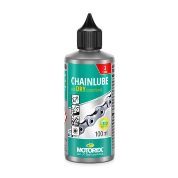 LÁNCOLAJ MOTOREX CHAINLUBE DRY SZÁRAZ FLAKONOS 100ML 1DB {10/4}