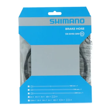FÉKHEZ OLAJVEZETÉK 100CM SMBH90-SBM M8100 SZEMBŐL-OLDALRA FEKETE FITTING