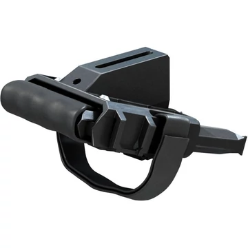 PRO SMART SADDLE CONTAINER BLACK /W BASE MOUNT