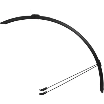 SÁRVÉDŐ SZETT ZEFAL PARAGON C50 PÁLCÁS MŰANYAG 28" 60MM SZÉLES FEKETE 498G{2/4}