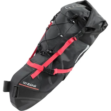 NYEREGTÁSKA ZEFAL Z-ADVENTURE R17 GRAVEL TÚRATÁSKA 8-17L 5KG-IG FEKETE 620G{2/4}
