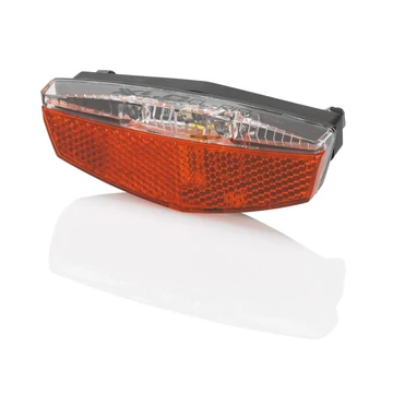 Lámpa hátsó, prizma, LED, csomagtartóra, állítható, akku USB CL-R19