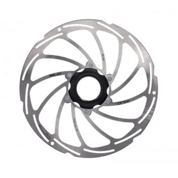 Féktárcsa ezüst 203/1,85mm, Centerlock, CNC alu/acél BR-X86
