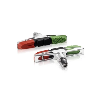 Fékbetét V-fék 4db 72mm zöld/fekete/piros BS-V13