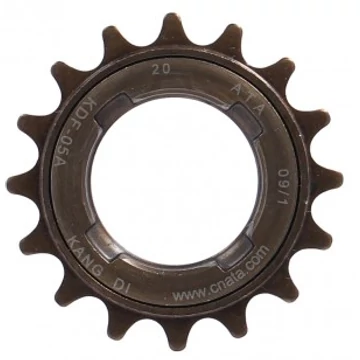 Fogaskerék szabadonfutó single speed 16f 1/8col  fek.145g SS-S06