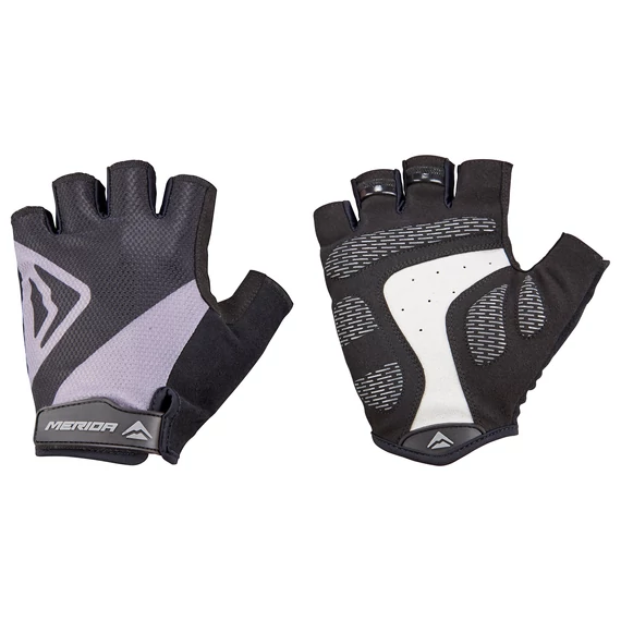 Kesztyű MERIDA CLASSIC GEL rövid FEKETE/SZÜRKE