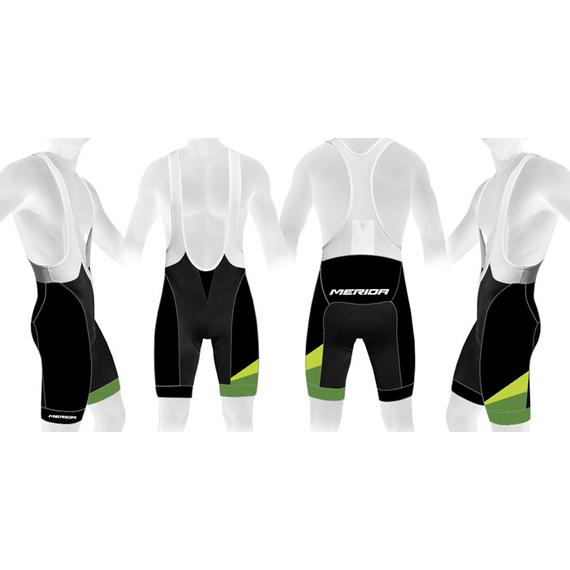 Nadrág MERIDA CX DESIGN rövid 1015 FEKETE/ZÖLD - KANTÁROS (CX Design)