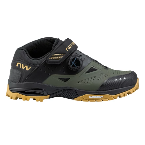 Cipő NORTHWAVE ALL TER ENDURO MID 2 ZÖLD/FEKETE