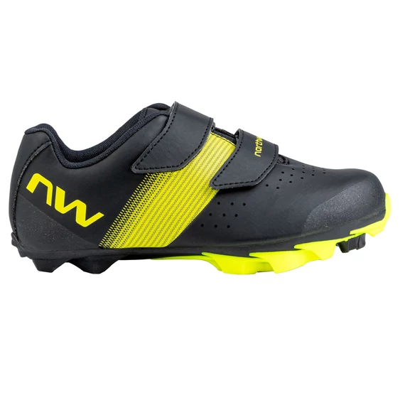 Cipő NORTHWAVE MTB HAMMER JUNIOR FEKETE/FLUO SÁRGA