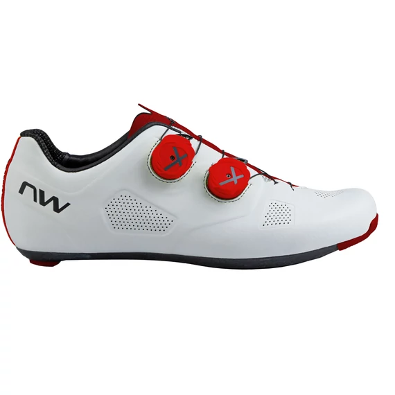 Cipő NORTHWAVE ROAD REVOLUTION FEHÉR/FLUO PIROS