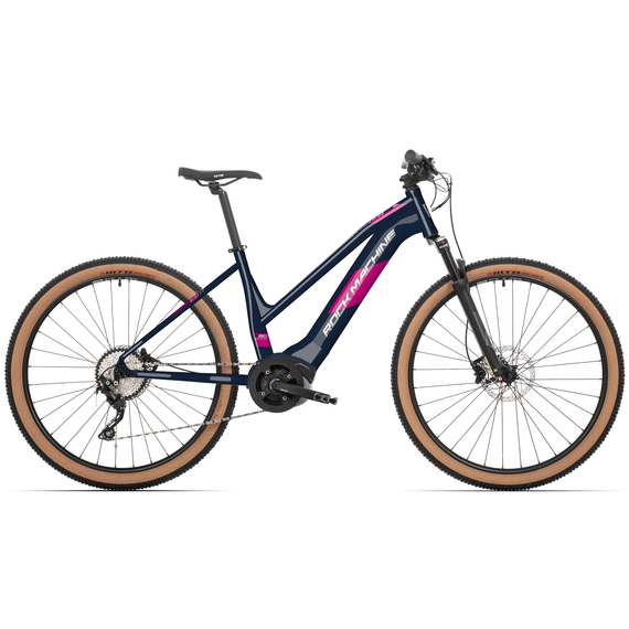 Rock Machine Torrent INT e50-29B Lady elektromos MTB kerékpár [17.5" (M), fényes sötétkék/pink/ezüst]