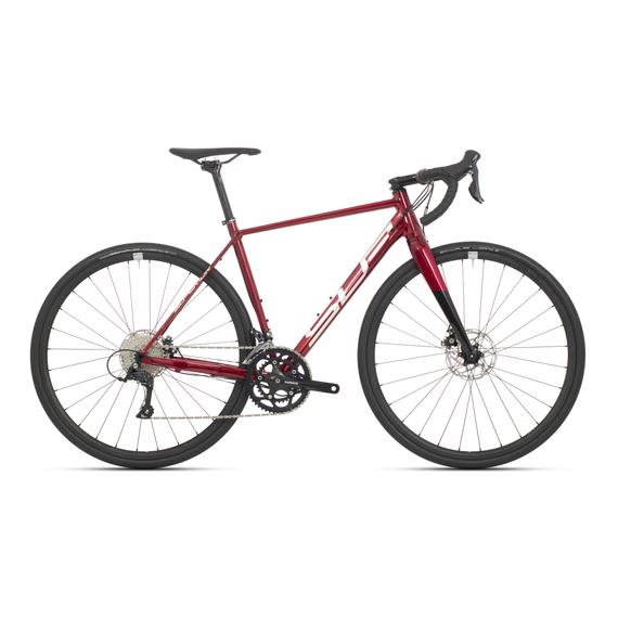 Superior X-ROAD Comp országúti kerékpár [56 cm (L), fényes sötétpiros/króm/fekete]