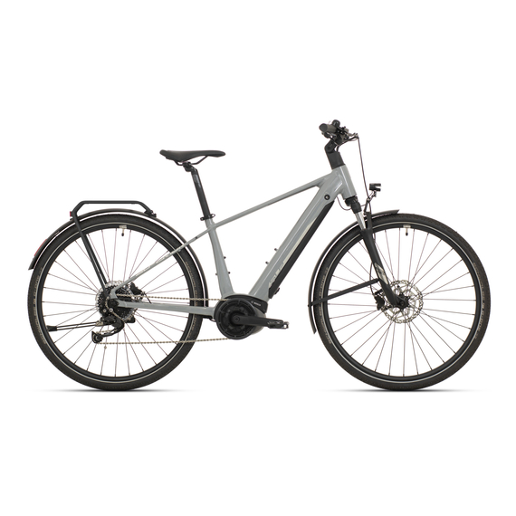 Superior eXR 6050 B Touring elektromos cross kerékpár [19" (L), fényes szürke-króm ezüst]