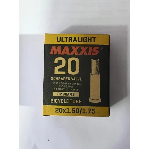 Belső Maxxis 20x1.50/1.75 Ultralight Autószelepes 88g AKCIÓ!