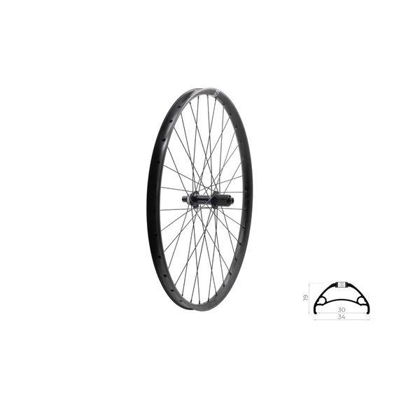 Fűzött hátsó kerék KLS ASESINO 30 DSC R, 28/29", black