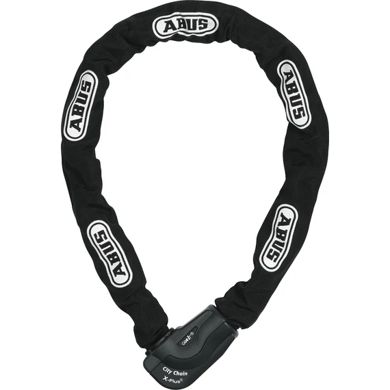 ABUS láncos lakat Granit CityChain XPlus 1060/110, XPlus zárszerkezettel, fekete