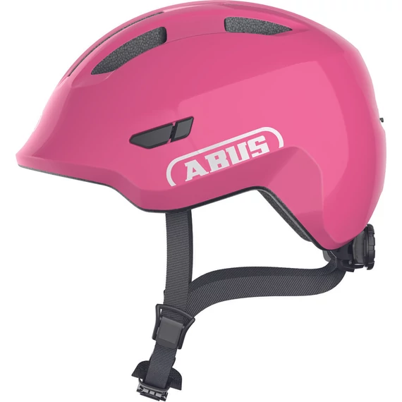 ABUS kerékpáros gyerek sisak Smiley 3.0, In-Mold, shiny pink, M (50-55 cm)