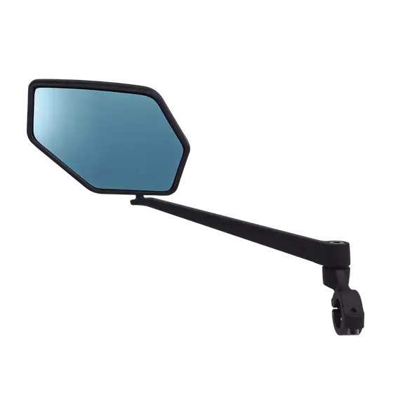 BBB Cycling kerékpáros tükör BBM-02 E-view, tükröződésmentes bevonattal, bilincses, balos