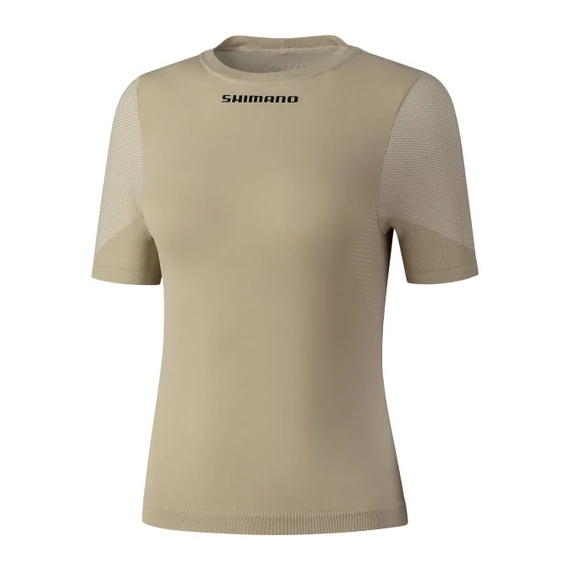 ALÁÖLTÖZET SHIMANO WOMEN S.S. BASE LAYER DOBOZZAL BEIGE NŐI S M