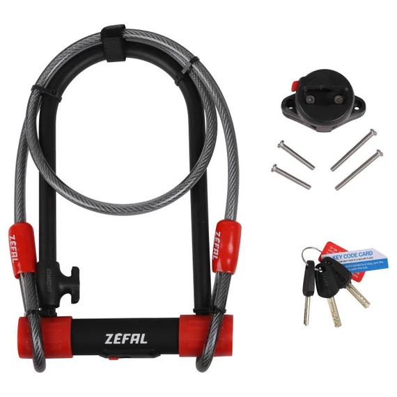 LAKAT ZEFAL K-TRAZ U13 U-LAKAT+SODRONY 13X230/10X1200MM+TART 3KULCS FEKETE{2/4}