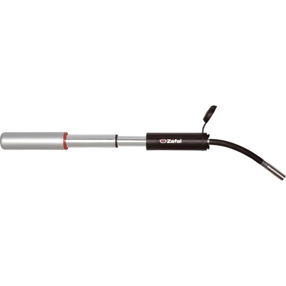 PUMPA ZEFAL MINI AIR PROFIL FC01 7BAR MŰANYAG +CSŐ 200MM EZÜST/FEKETE 116G{3/4}