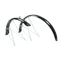 Sárvédő BIKEFUN MTB aluplastic fekete 58 mm, 26" - BFU025