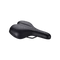 BBB Cycling kerékpáros nyereg BSD-92 Meander Active, unisex, szintetikus bevonat, anatómiai csatornával, lebegő szivacsos, 185mm széles, 265mm hosszú, fekete