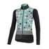 Kép 1/2 - DOTOUT NŐI MEZ HOSSZÚUJJÚ FANATICA WOOL TURQUOISE-BLACK (A23W510669)