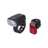 Kép 1/2 - BBB Cycling kerékpáros lámpa szett BLS-164 NanoStrikeCombo, 400 és 10 lumen, 6 és 4 mód, micro USB tölthető 1000 és 300 mAh akku (első és hátsó), gumis felfogatással