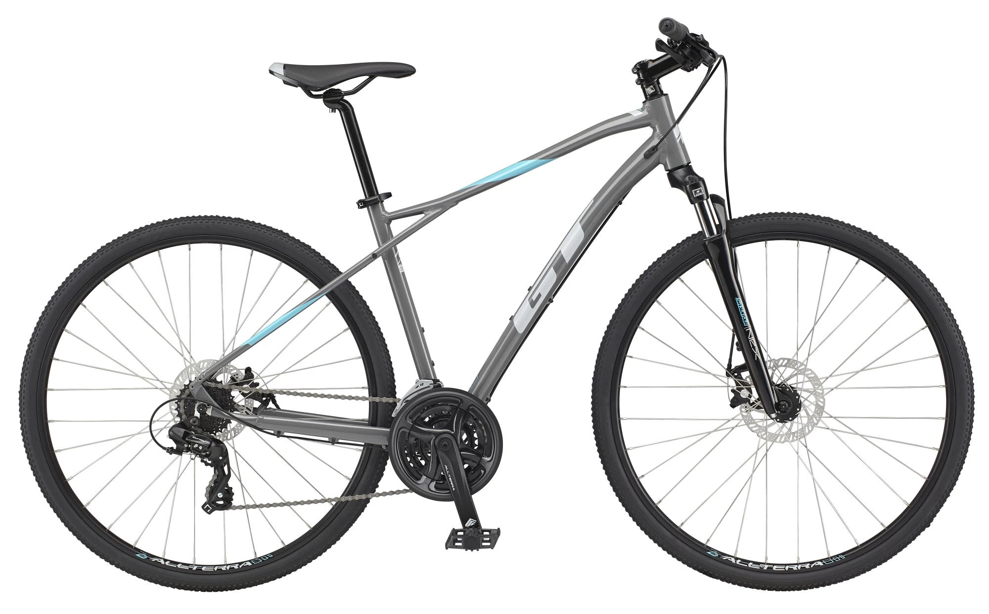 Kerékpár GT TRANSEO COMP FÉRFI CROSS TREKKING KERÉKPÁR (G32201M10/GRY)