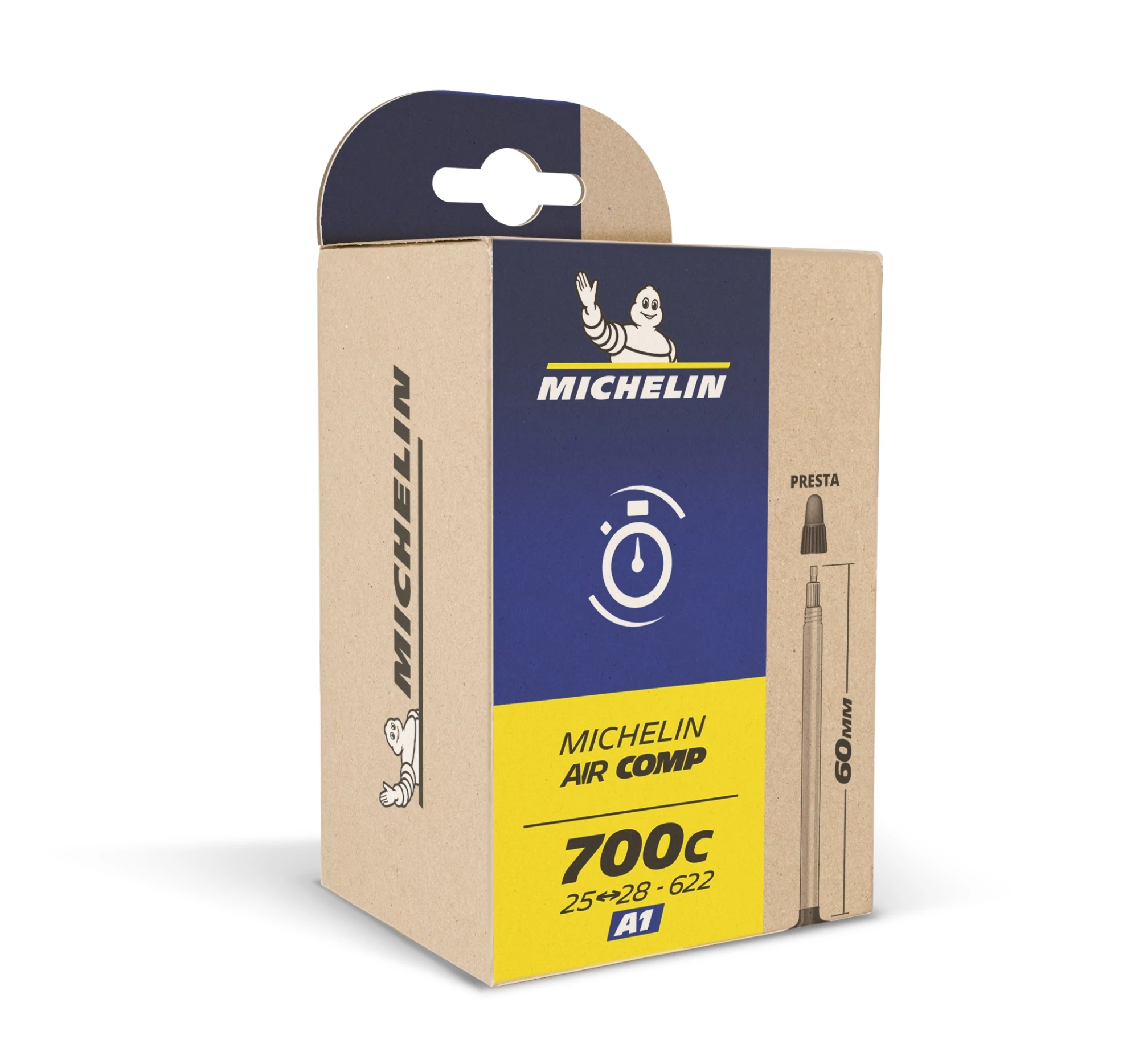 MICHELIN BELSŐ AIR COMP ULTRALIGHT GAL-FV 48MM 700X18/25 (288047)