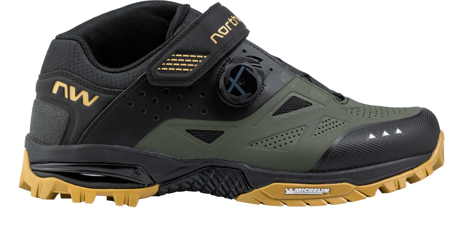 Cipő NORTHWAVE ALL TER ENDURO MID 2 ZÖLD/FEKETE
