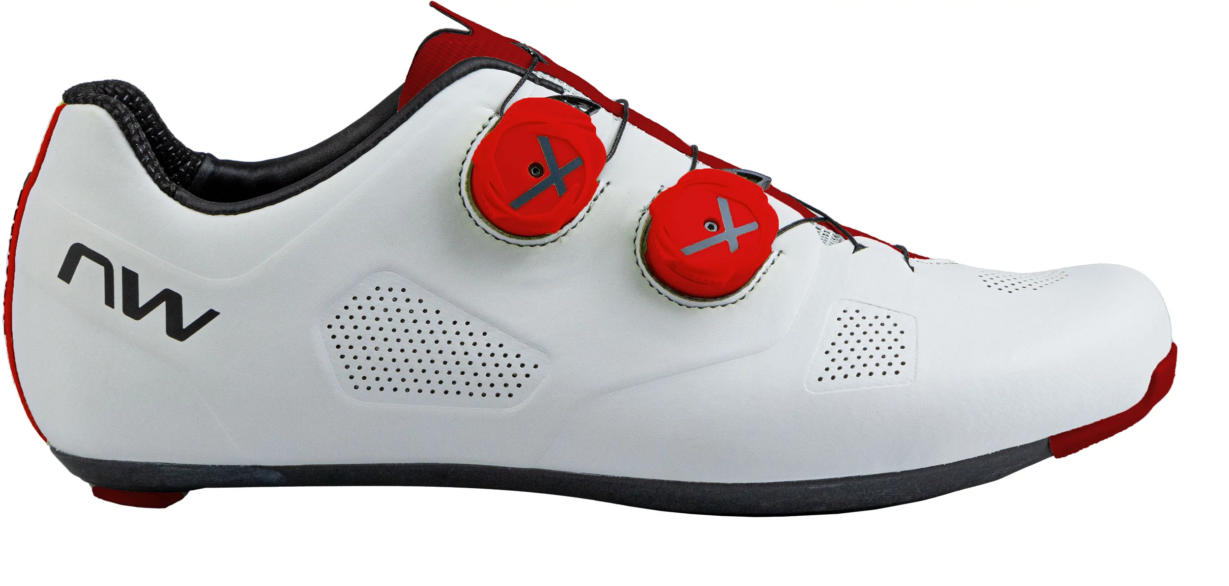 Cipő NORTHWAVE ROAD REVOLUTION FEHÉR/FLUO PIROS
