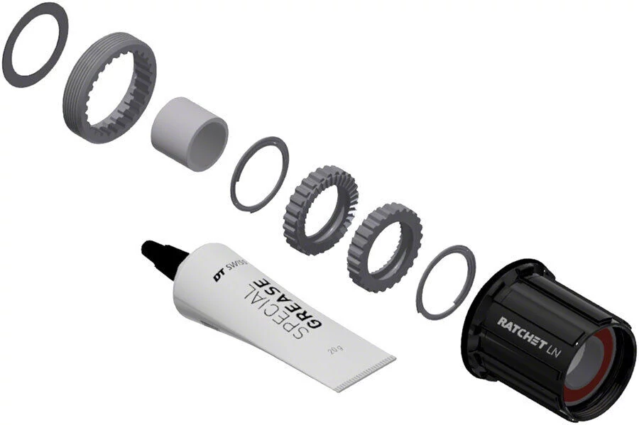 Agyhoz DT Swiss átalakító kit Ratchet LN Shimano HG 36T