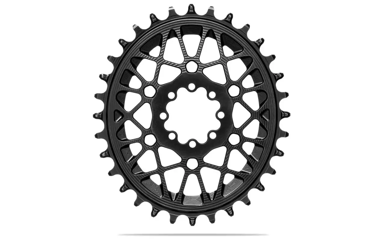 Lánckerék aB MTB OVAL SRAM 8 csavaros DM T-Type BOOST fekete (3mm offset) 34T