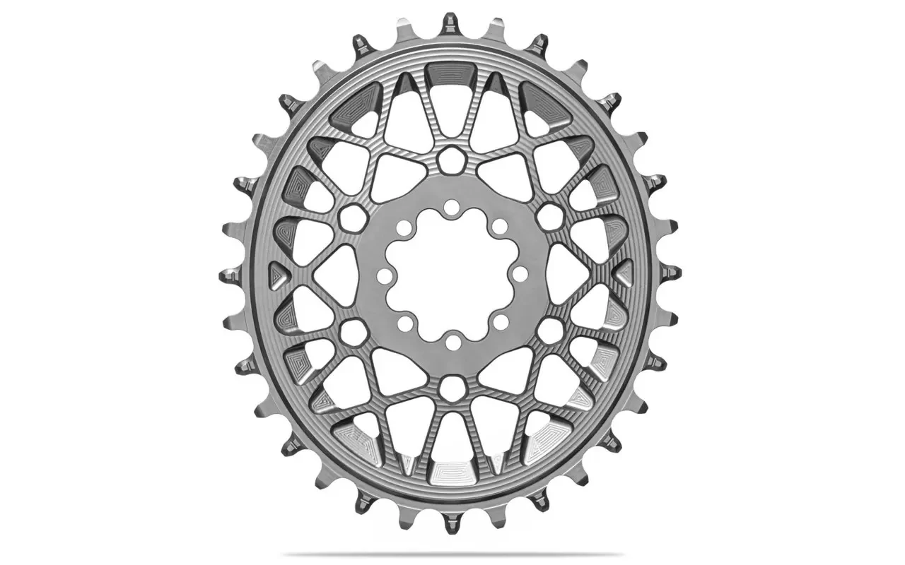 Lánckerék aB MTB OVAL SRAM 8 csavaros DM T-Type BOOST titán (3mm offset) 34T