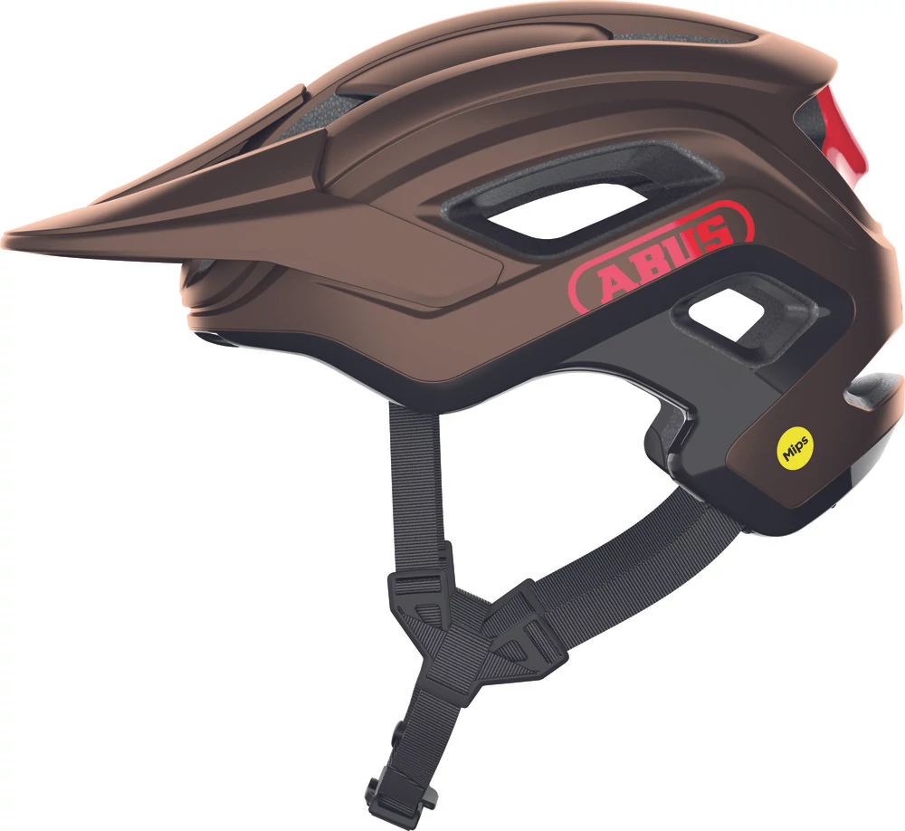 ABUS kerékpáros sport sisak Cliffhanger MIPS, In-Mold, metallic copper, L (57-61 cm)