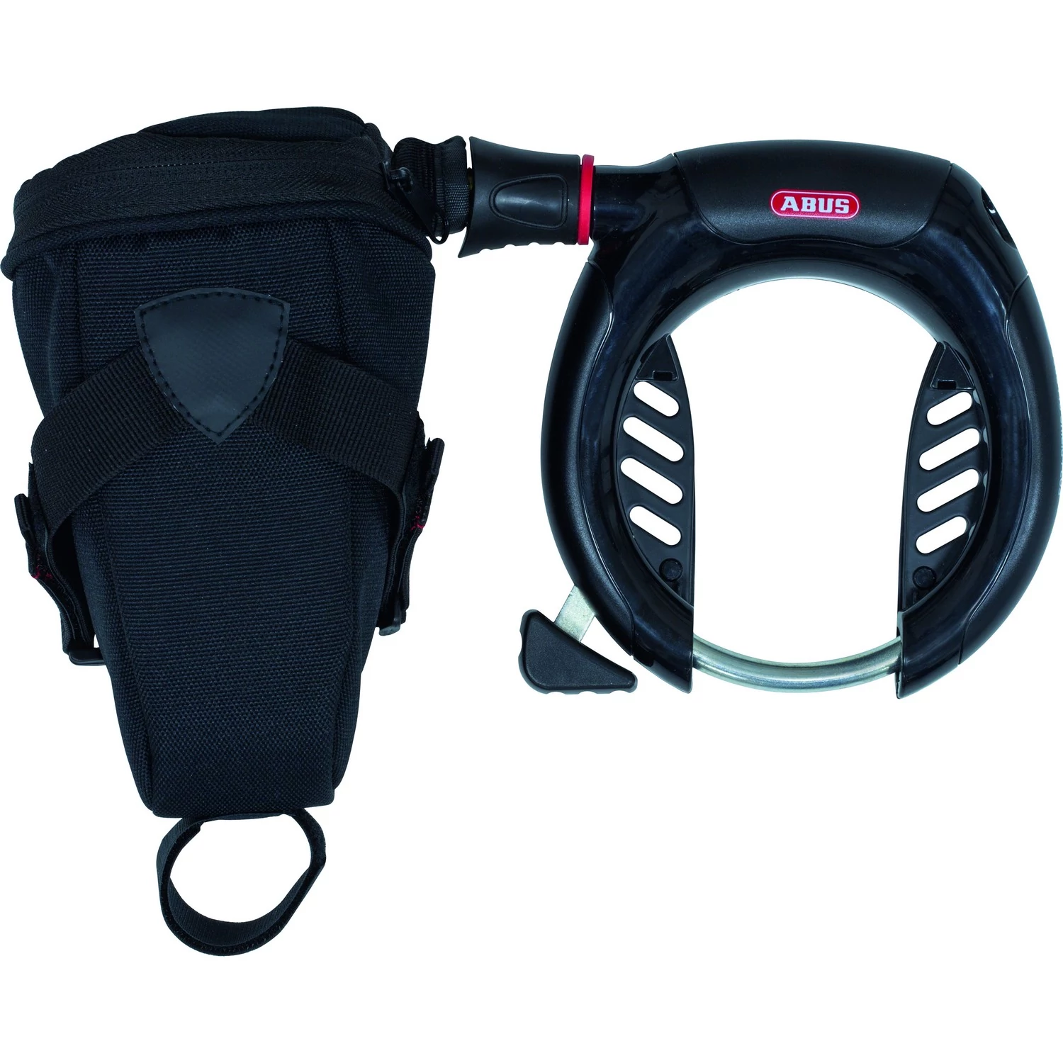 ABUS patkó lakat Pro Shield XPlus 5955 (NR) - kulcsot nem tartja meg + 6KS/85 lánc + ST 5950 nyeregtáska, XPlus zárszerkezettel