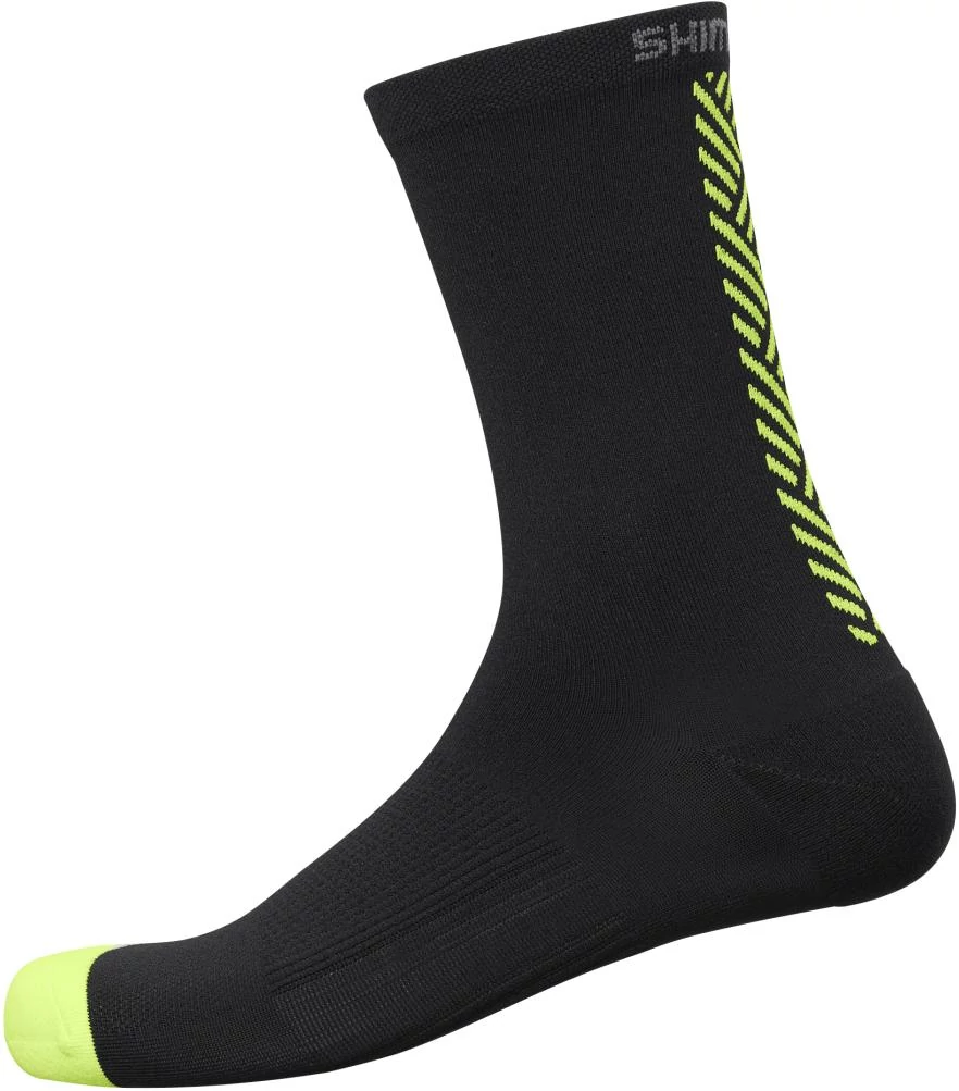 ZOKNI SHIMANO ORIGINAL MAGAS FEKETE/SÁRGA L-XL (45-48)