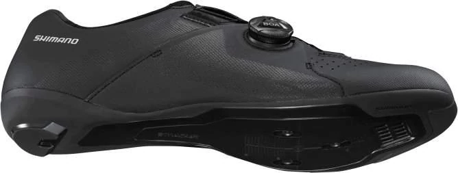 CIPŐ ORSZÁGÚTI SHIMANO RC300 FÉRFI FEKETE 44 SZÉLES