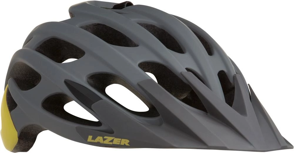 FEJVÉDŐ LAZER MAGMA+ MATT SZÜRKE SÁRGA M