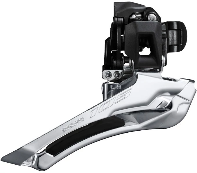 SHIMANO FRONT DERAILLEUR, FD-R7100, 105, FOR REAR 12-SPEED, DOWN-SWING, DOWN-PUL
