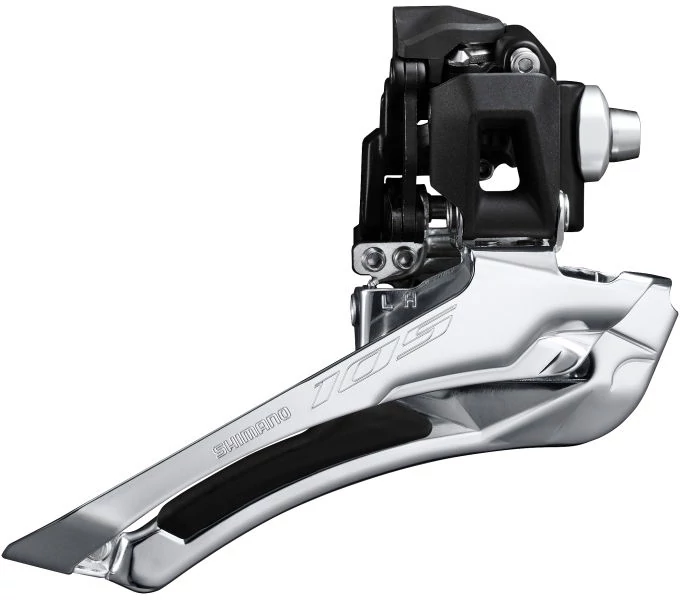 SHIMANO FRONT DERAILLEUR, FD-R7100, 105, FOR REAR 12-SPEED, DOWN-SWING, DOWN-PUL