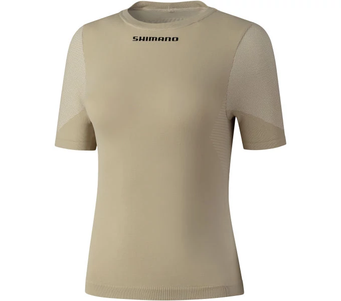 ALÁÖLTÖZET SHIMANO WOMEN S.S. BASE LAYER DOBOZZAL BEIGE NŐI S M
