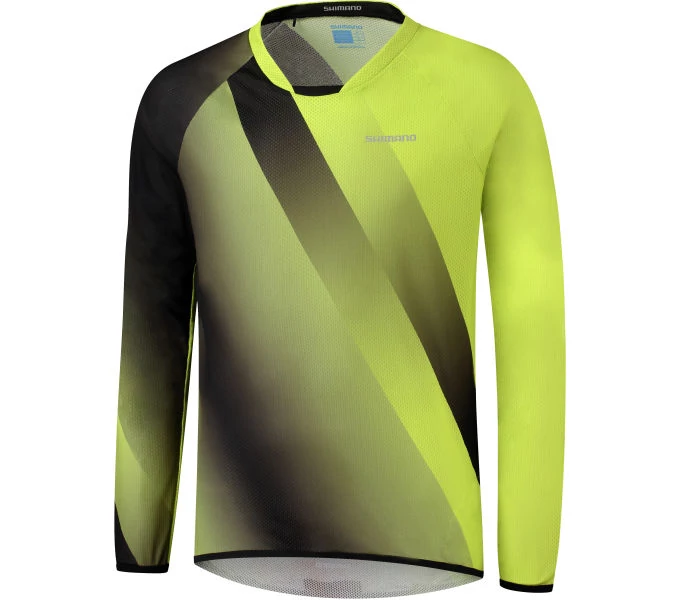MEZ SHIMANO FUJIMI L.S. JERSEY OLIVE FÉRFI XL