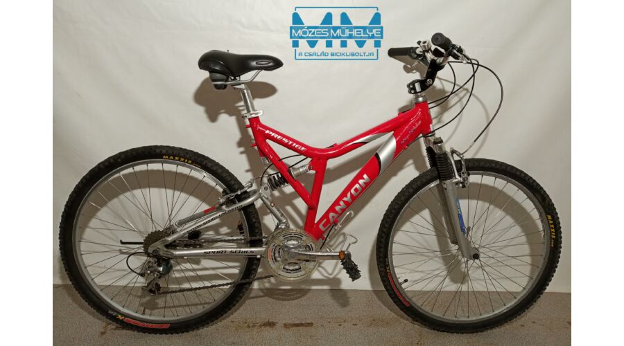 Menetkész Canyon Prestige Alu 48cm összteleszkópos MTB kerékpár